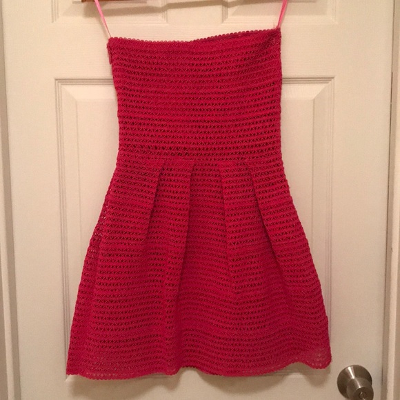 {ModCloth} Take a Close Loop Pink Dress - M - Picture 3 of 4